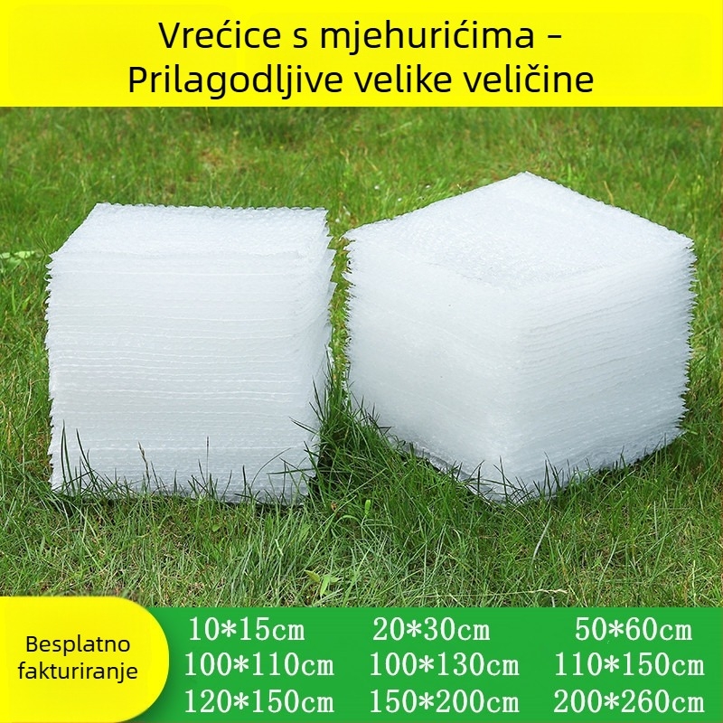 Debeli film s mjehurićima i vrećice s mjehurićima, 50 cm × 100 cm, zaštitno pakiranje