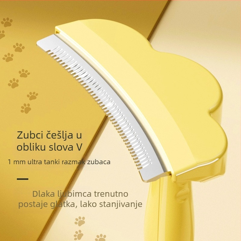 Alat za uklanjanje dlaka mačaka i psa – četka za raščešljavanje i uklanjanje labave dlake
