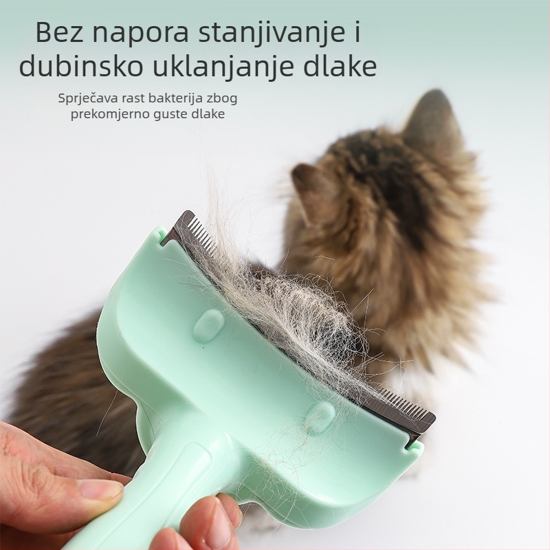 Alat za uklanjanje dlaka mačaka i psa – četka za raščešljavanje i uklanjanje labave dlake