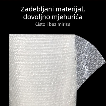 Dvostruko debelo mjehuričasto pakiranje s jastučićem za preseljenje