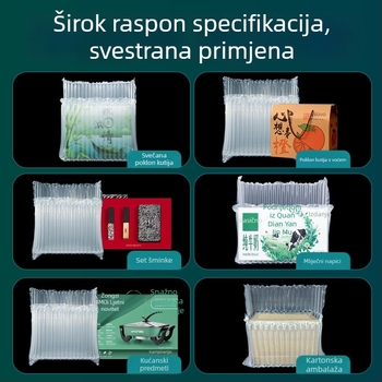 Torba s zračnom kolonom za kutije darova, debeli sloj mjehurića za zaštitu od udara