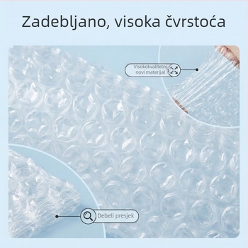 Ekološki prihvatljiva, netoksična mjehurična folija za pakiranje – logistika i skladištenje, otporna na tlak i sprječava lomljenje