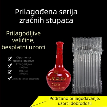 Prilagođena vrećica s zračnim stupovima za zaštitu od udara, pakiranje mlijeka u prahu, nadomjestak s mjehurićima