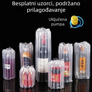 Prilagođena vrećica s zračnim stupovima za zaštitu od udara, pakiranje mlijeka u prahu, nadomjestak s mjehurićima