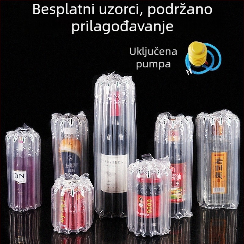 Prilagođena vrećica s zračnim stupovima za zaštitu od udara, pakiranje mlijeka u prahu, nadomjestak s mjehurićima