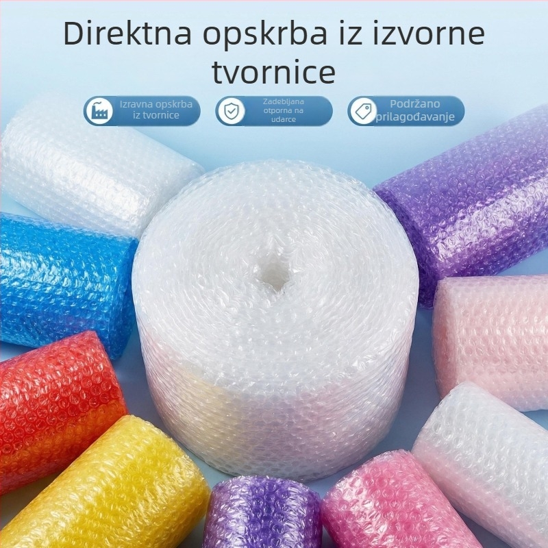 Rolne folije s mjehurićima za preseljenje namještaja i elektronike, zaštita od ogrebotina i udaraca, zračni jastučni film