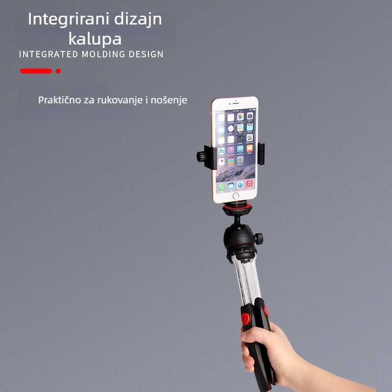 Situ M8+H20 Mini Plastični Stolni Stativ za Mobitel, Teleskopski Selfie Tripod za Live/Vlog
