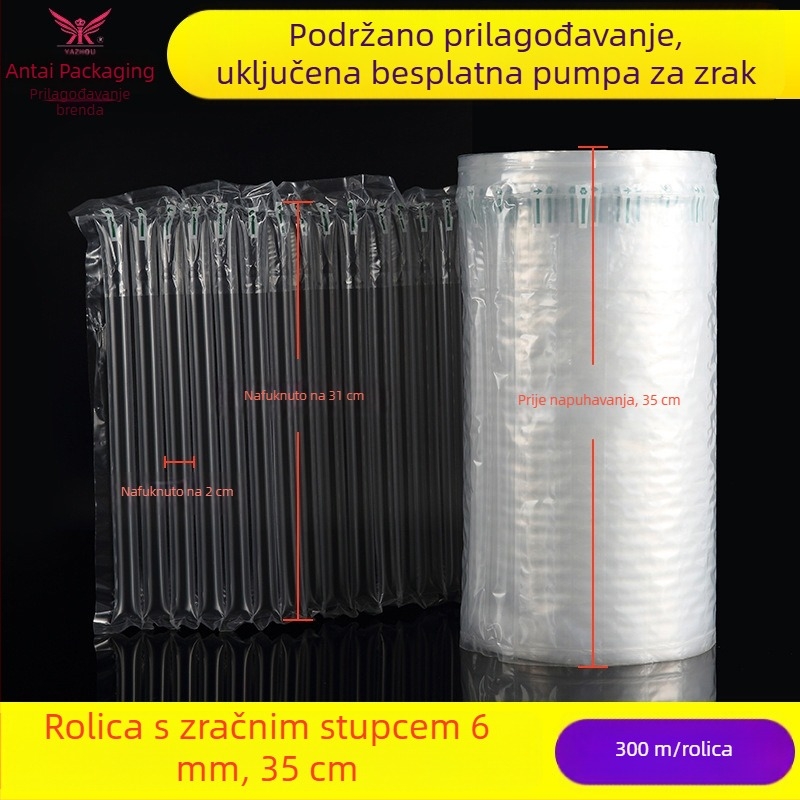 Rolka folije s balonima zraka, 35 cm, prilagodljive vrećice za krhke predmete i elektroniku