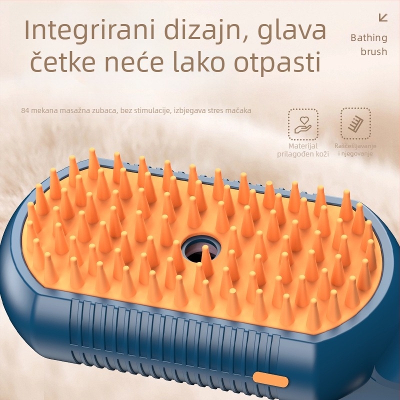 Koledi masažni češalj za mačke i pse, uklanjanje dlaka, sprej jednim klikom, anti-statički, nježan prema koži
