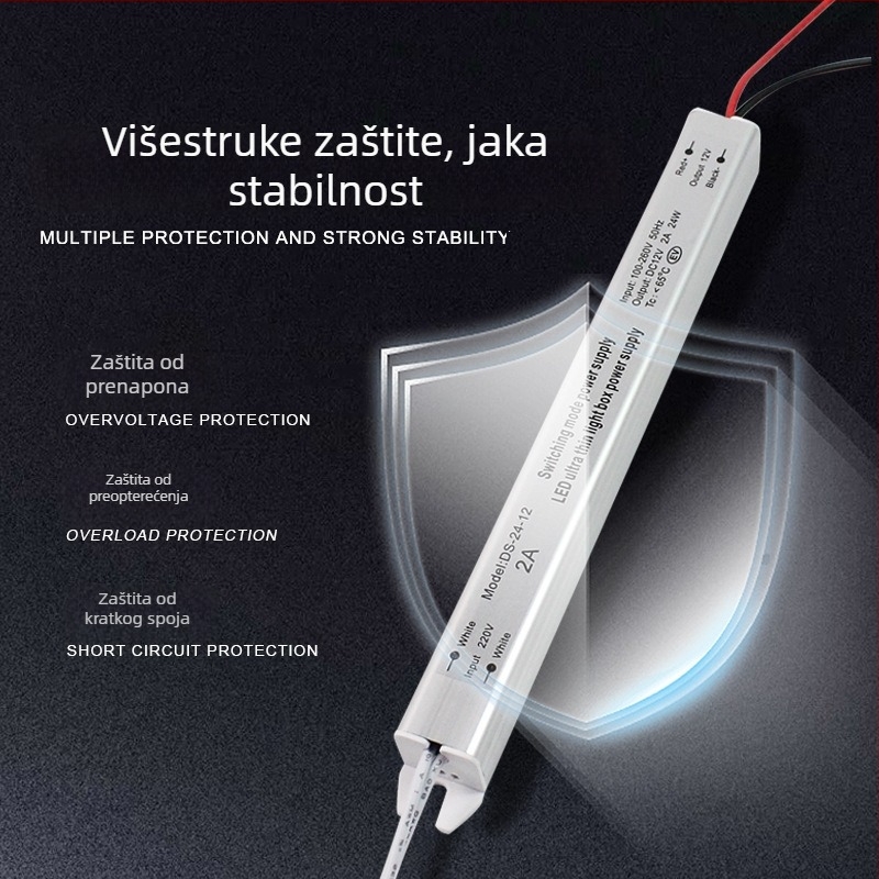 Napajanje s ultratankim profilom