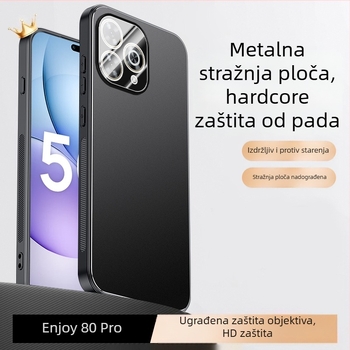 Mat aluminijski kućište za Huawei Enjoy 80S, Enjoy 70 Plus, Enjoy 70 Pro i Enjoy 80 Pro, uz potpunu zaštitu leće i odvod topline