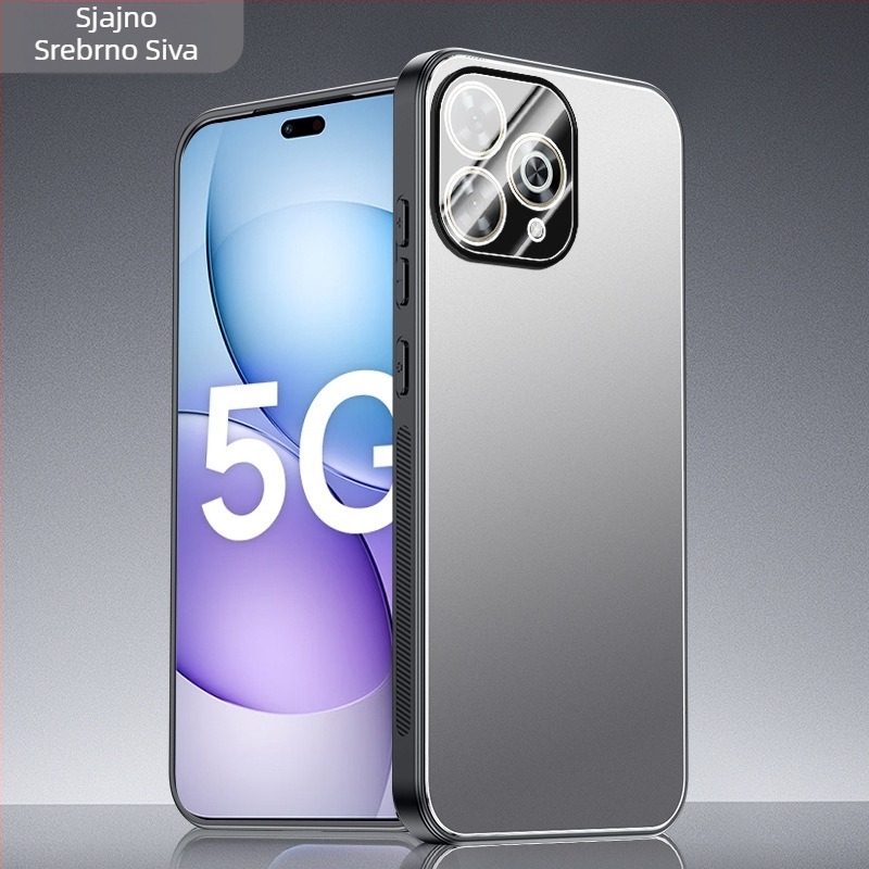 Mat aluminijski kućište za Huawei Enjoy 80S, Enjoy 70 Plus, Enjoy 70 Pro i Enjoy 80 Pro, uz potpunu zaštitu leće i odvod topline