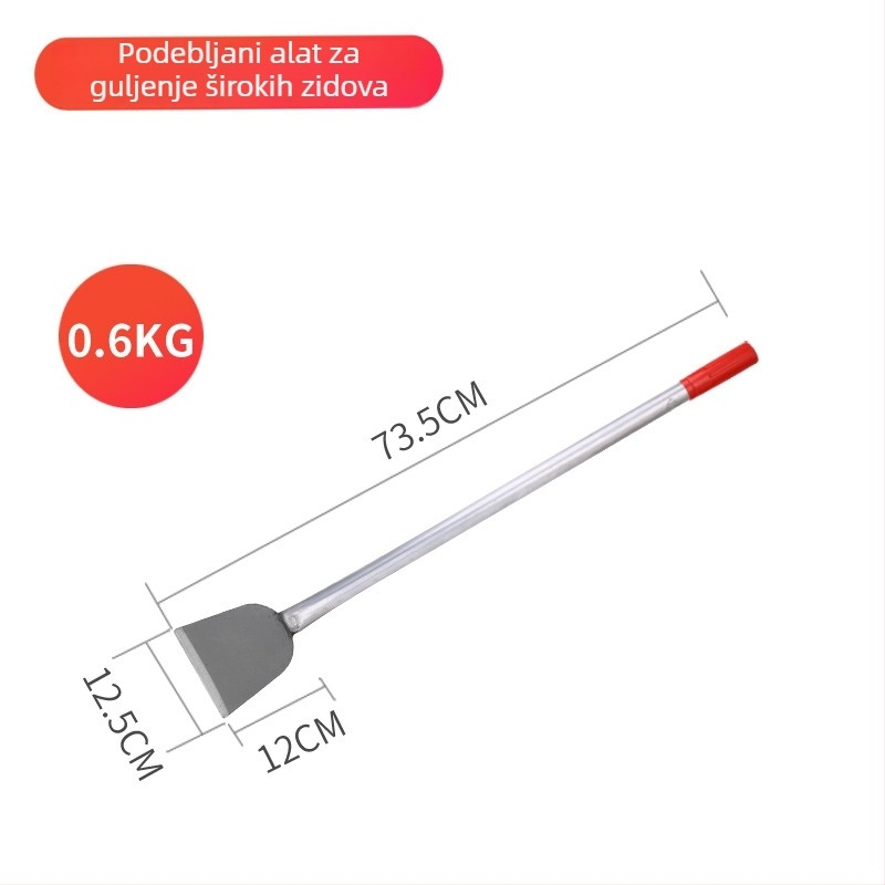 Višenamjenska lopata od mangan čelika za poljoprivredu, kućnu upotrebu i vrtlarstvo; ojačani vanjski alat