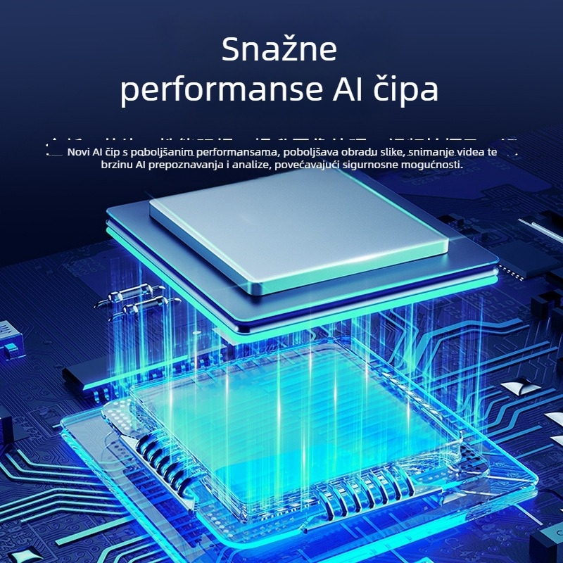 A9 Kućna pametna kamera za nadzor, vanjska HD Wi-Fi kamera s noćnim vidom, kompaktna mini