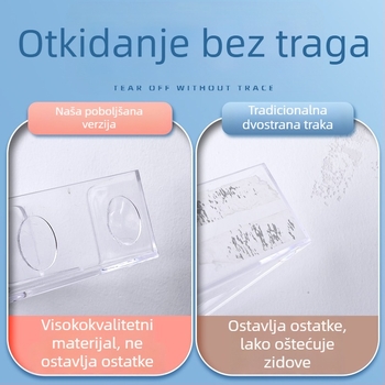 Okrugle prozirne akrilne dvostrano ljepive točkice za smolu