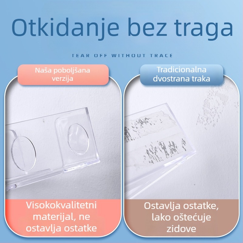 Okrugle prozirne akrilne dvostrano ljepive točkice za smolu