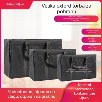Torba za skladištenje od Oxford tkanine za selidbu, velik kapacitet, čvrsta i izdržljiva