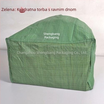 Velika plastična tkanina torba s teksturom zmijske kože za logističko pakiranje, s kvadratnim dnom ili zaobljenim dnom