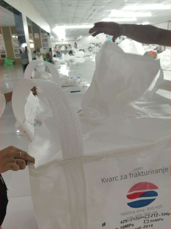 Ton bag za kvarcni pijesak, vodootporan, otporan na vlagu i propuštanje, četvrtasta tkanina vreća po narudžbi