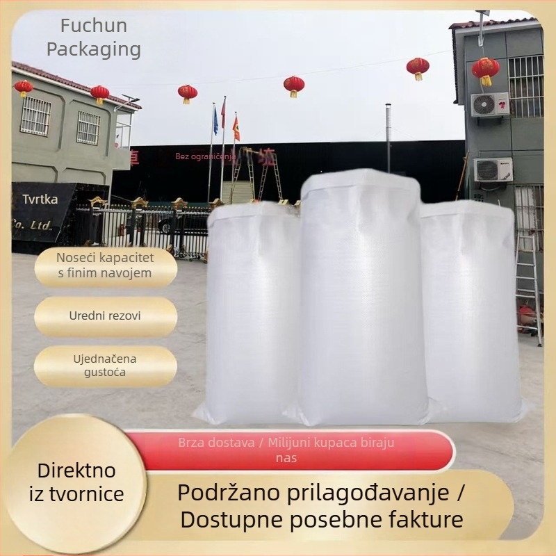 Plastična tkana vrećica s uzorkom zmijske kože za pakiranje i skladištenje