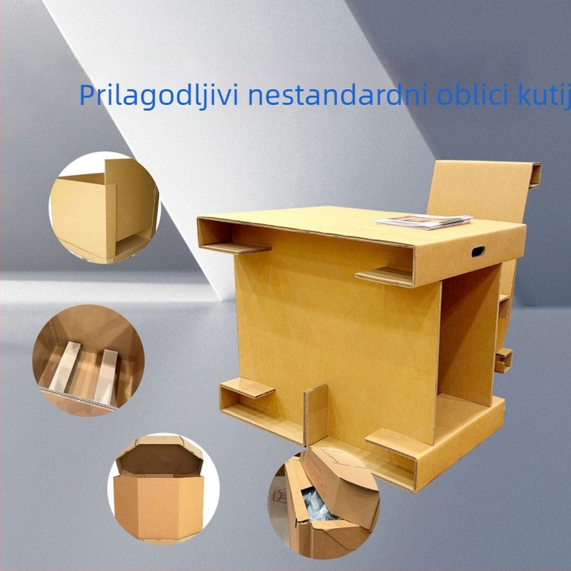 Prilagodljive teške kutije od kartona velikih dimenzija, sklopive kartonske kutije od valovitog kartona, debljina 15 mm