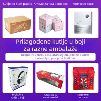 PDQ kartonska kutija za izlaganje od valovitog kartona za supermarket pult – prilagođeni stalak za prezentaciju uredskih potrepština, grickalica i nakita
