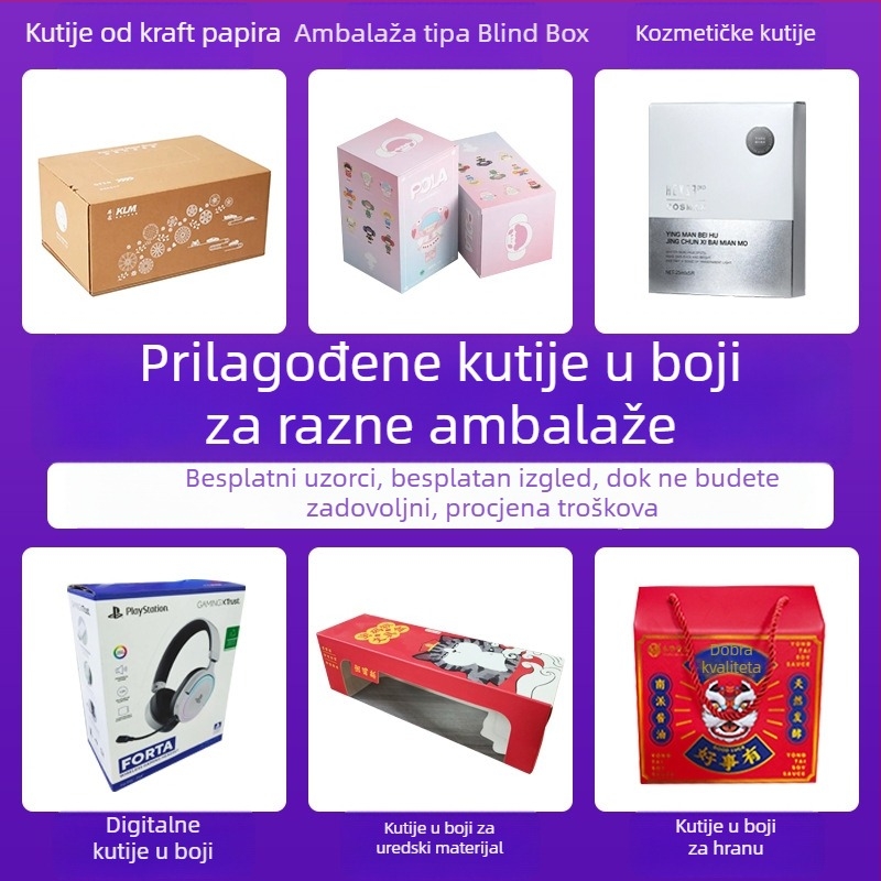 PDQ kartonska kutija za izlaganje od valovitog kartona za supermarket pult – prilagođeni stalak za prezentaciju uredskih potrepština, grickalica i nakita