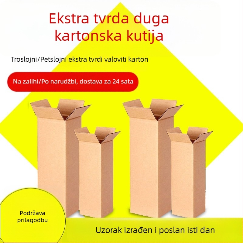 Box Master ekstra-tvrd karton od valovitog kartona za ekspresno pakiranje i pakiranje prilikom selidbe, debljina 4 mm, 250 g/m² ploča, prilagođeni tisak, odgovarajući karton