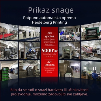 Jačana valovita kartonska kutija, prilagodljiva pakirna kutija
