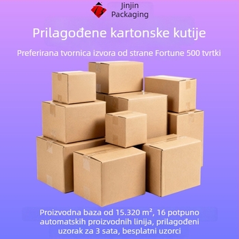 Prilagođene kartonske kutije od valovitog kartona bilo koje veličine, mala serija