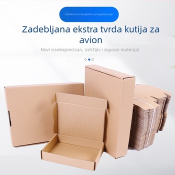 Izuzetno čvrsta ravna sklopiva kartonska kutija, F1–F10, A4 format, za logističku pakiranje