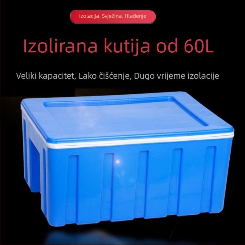 60L automobilna izolirana kutija za dostavu hrane, za brzu hranu, polipropilenska pjena visoke gustoće