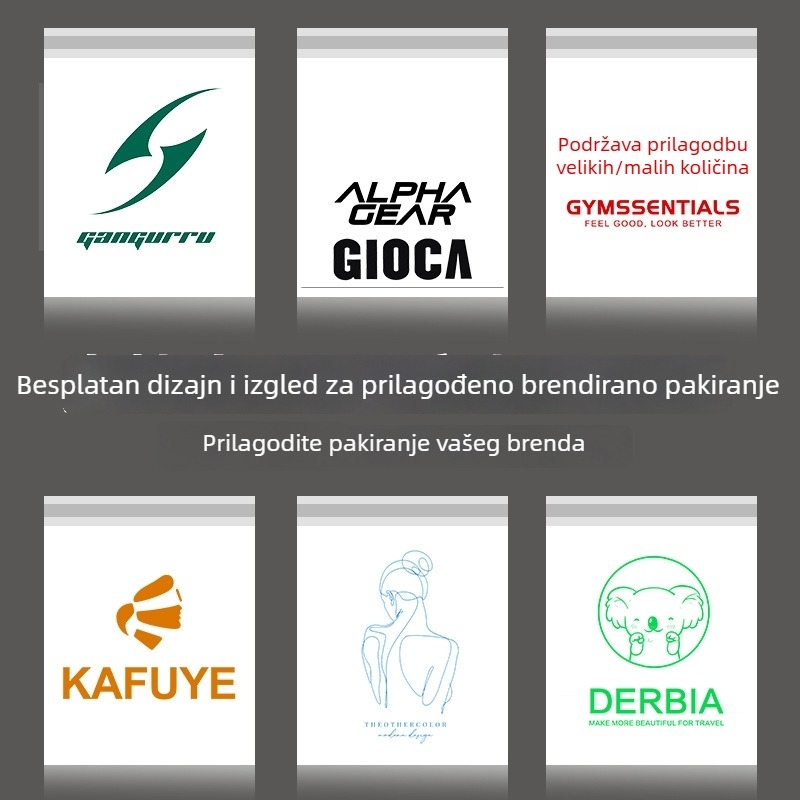 Ekspres vrećica sa samouzaviranjem, kremasto žuta, od novog materijala, debela i vodootporna za e-trgovinu
