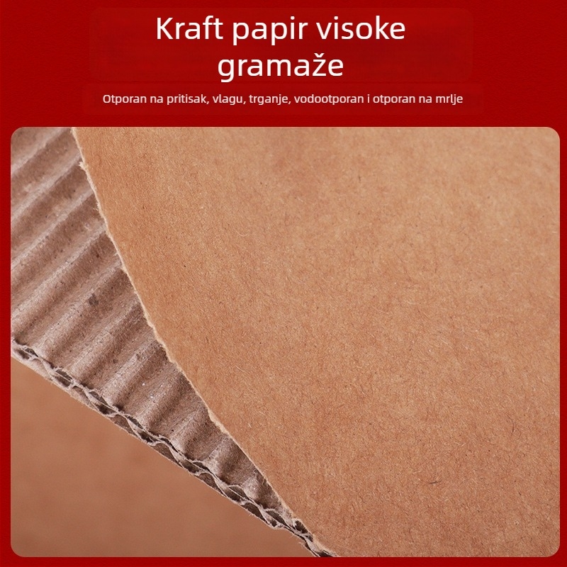 DM-1 valovita sklopiva kutija za logističko pakiranje, 250 gsm, tvrda K3A, prazna ili s otiskom, unutarnje dimenzije 130×80×90 mm, vanjske 260×150×180 mm