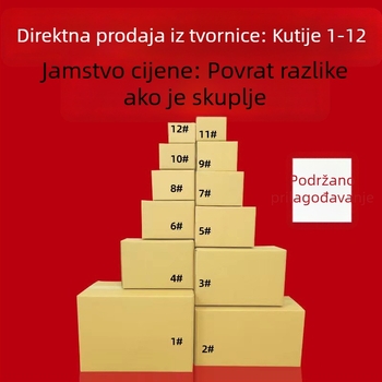 No.1 Wenwei Packaging karton, 53×29×37 cm, sklopivi karton od valovitog kartona