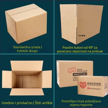 No.1 Wenwei Packaging karton, 53×29×37 cm, sklopivi karton od valovitog kartona