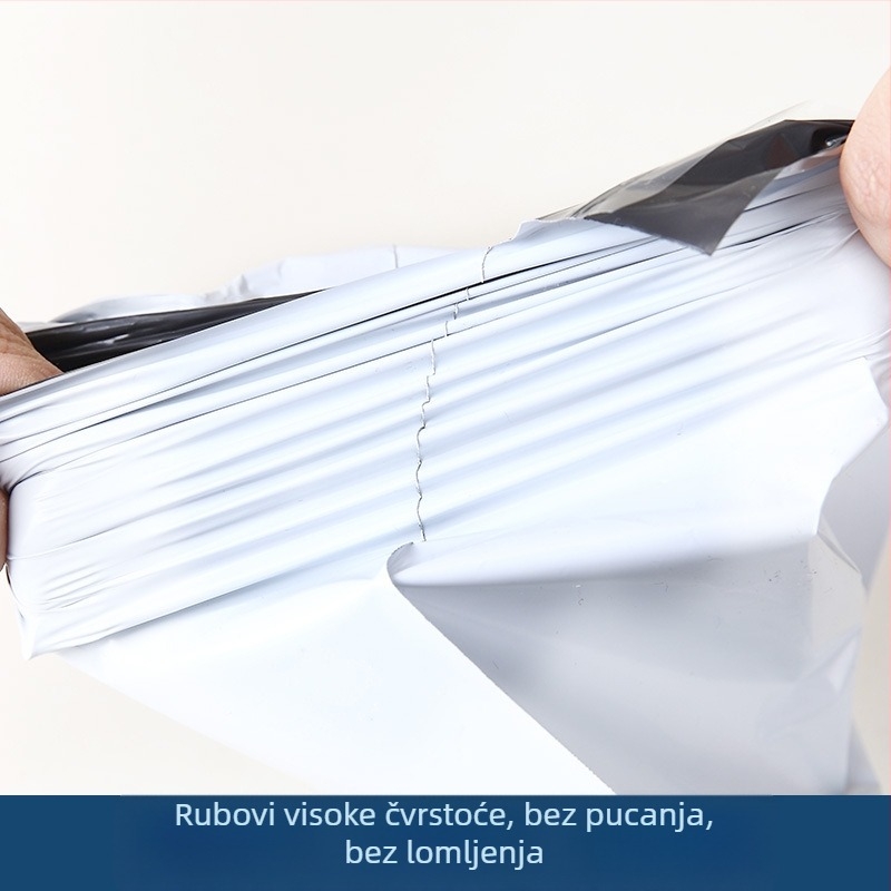 Crne debele vodootporne PE kurirske vrećice za odjeću i opće pakiranje
