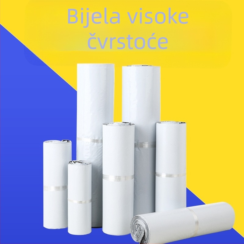 Crne debele vodootporne PE kurirske vrećice za odjeću i opće pakiranje