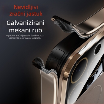 Kućište za iPhone 16 Pro Max – mat završni sloj, AG Nano materijal, veliko prozorno okno, magnetsko pričvršćivanje, potpuna zaštita od pada