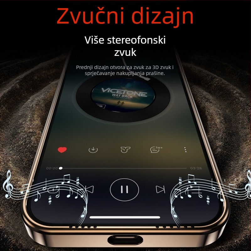 Kućište za iPhone 16 Pro Max – mat završni sloj, AG Nano materijal, veliko prozorno okno, magnetsko pričvršćivanje, potpuna zaštita od pada