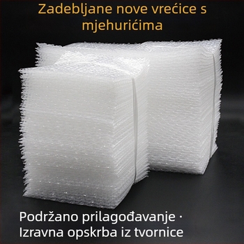 Chuangxin Prozirna debela mjehurična folija torbica, LDPE, pravokutni oblik, za logističko pakiranje