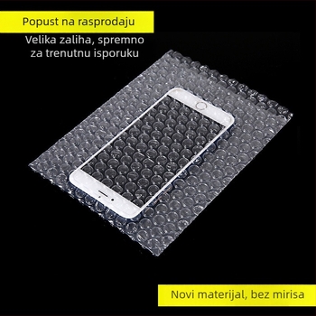 Prozirna debela mjehurić vrećica za ekspresno pakiranje, otporna na udarce, prilagodljiva, LDPE
