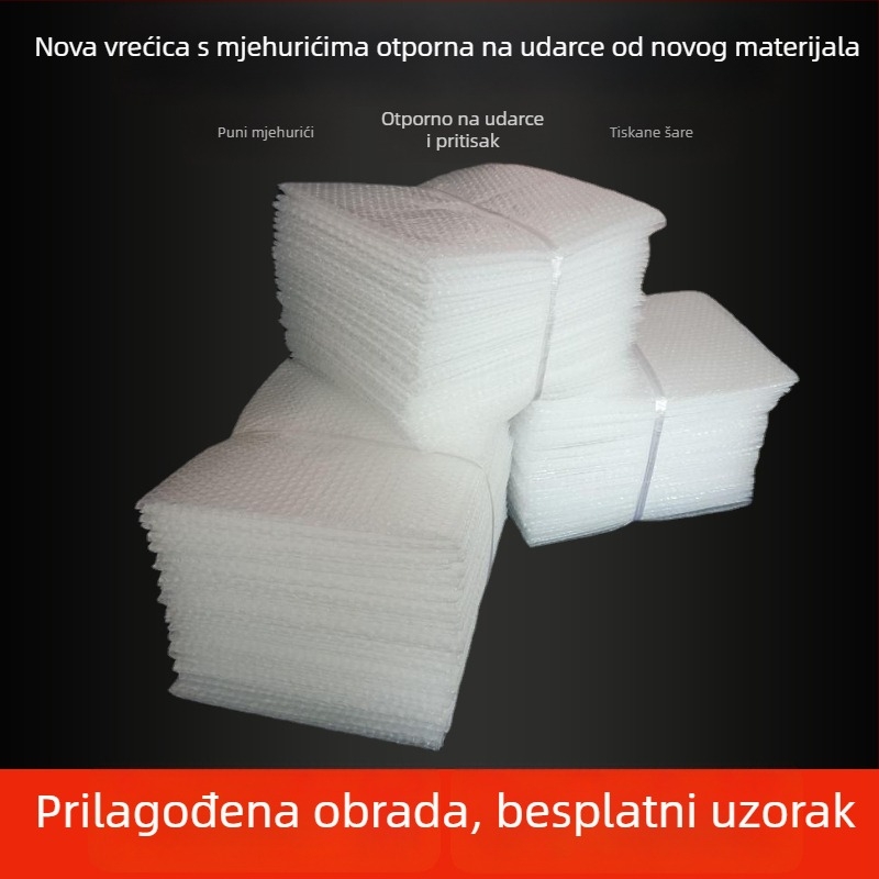 Debljene vrećice s mjehurićima za pakiranje, vodootporna folija s mjehurićima, zaštita od padova