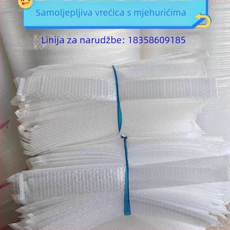 Duga prozirna debela vrećica s mjehurićima za zaštitno pakiranje