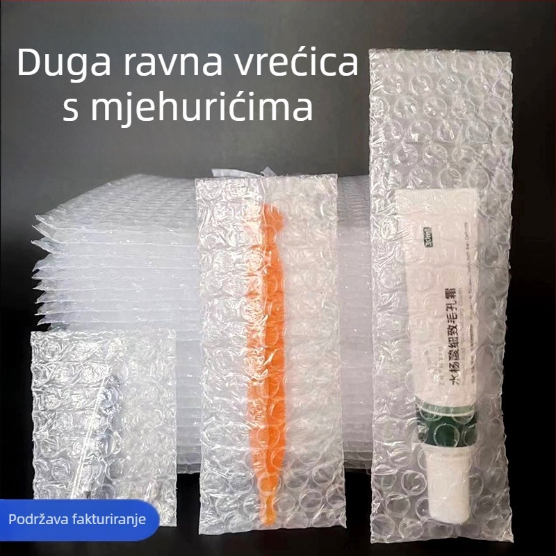 Duga prozirna debela vrećica s mjehurićima za zaštitno pakiranje