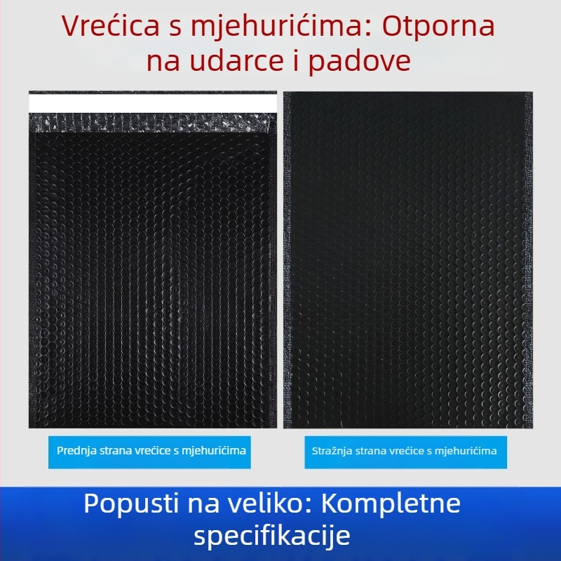 Prilagođena mjehurična vrećica s otisnutim logom, debelo vodootporno pakiranje