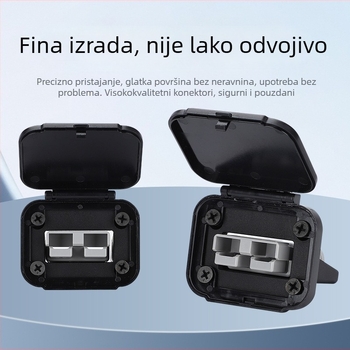 50A visokoučinkoviti konektor za litijsku bateriju s montažnom pločom i poklopcem
