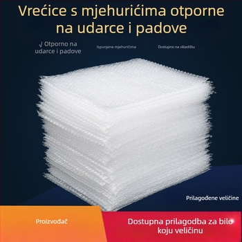 Nova antišok balon vrećica za pakiranje, debela i prozirna