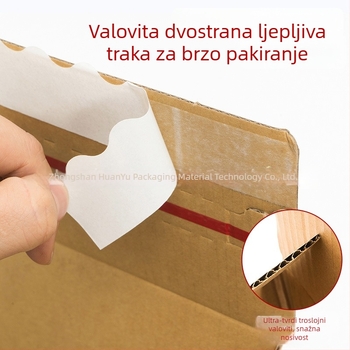 Visoko kvalitetna tvrda kartonska kutija sa zipom za kozmetiku, lako otvara bez ljepila