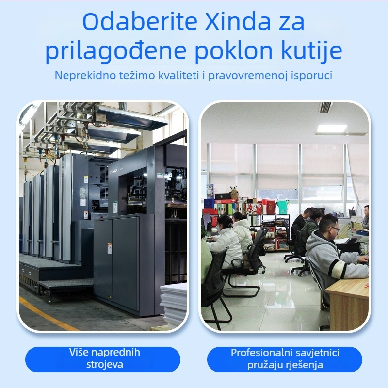 Mala serija kutija za pakiranje dodataka prehrani, bijela kartonska kutija s teksturiranim dvodijelnim poklopcem